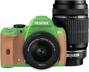 PENTAX Digital SLR Camera K-r W Zoom Kit Green/Pale Orange 052 K-rWZK GR/PO052