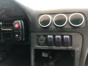 89-94 240sx Switch Panel - AC Bezel Mount Switches - S13 USB Port & Volt
