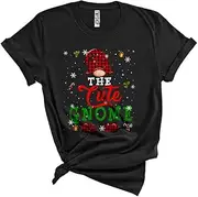 [Generic] The Cute Gnome, Awesome Christmas Gnome Shoes Hat, Matching X-mas Pajama Family Group Unisex T-Shirt