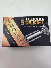 NIB Universal Socket Multi-Function Adapter Set 7 MM - 19 MM