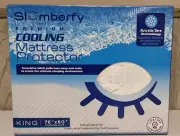 Slumberfy King Size Waterproof Cooling Mattress Protector Sheet Comforter Sheet