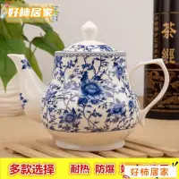 在飛比找蝦皮購物優惠-🔥台灣出貨🔥精美骨瓷大茶壺 景德鎮高檔陶瓷 青花瓷 白茶壺 