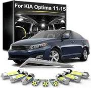 11Pcs LED Interior Light Bulb Indoor Dome Map Trunk License Plate light, For KIA Optima 2011 2012 2013 2014 2015
