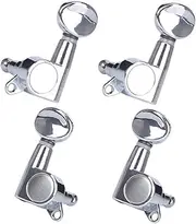 JOINPAYA 4Pcs Ukulele Tuning Pegs Closed Design Durable String Replacement Knobs for Professional Ukulele Maintenance and Repair for Enthusiasts and Beginners