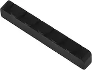 TOYANDONA Acoustic Guitar Nut Replacement Ebony Wooden Saddle Nut Classical Guitar Accessory String Saddle for Neck Support