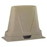 Dekorra Granite Backflow Cover 34"x16"x26" Heavy-Duty Medium Long Plastic Brown