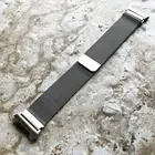 Modern Silver Color Adjustable Milanese Loop Mesh Band Strap for Fitbit Ionic
