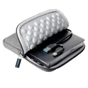 External CD DVD Drive USB 3.0 & USB-C with Carrying Case Portable USB ROM +/-...