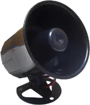 Bocina De Sirena De Alarma Con Cable De 15 W Cc 6 A 12 V Sirena De Seguridad ...