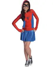 Marvel Spider Girl Hoodie Dress Girls Costume