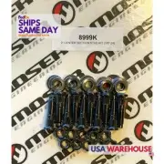 Moser 8999K, Set of 10 Black Steel 3/8-24 Fits Ford 9In Center Section Stud Kit