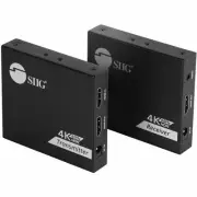 SIIG 4K 60Hz HDMI Over Cat6 Extender with Loopout & IR (ce-h27d11-s1)