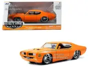 1969 PONTIAC GTO JUDGE PRO STOCK ORANGE 1/24 DIECAST MODEL CAR BY JADA 90344