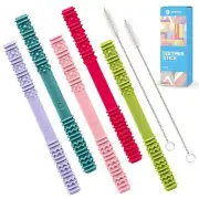 Baby Hollow Teething Tubes - Soft Silicone Teether Toys for Babies Helps Soothe