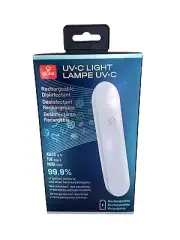 Globe Rechargeable UV-C Disinfectant Light. Professional grade w/ Time indicator