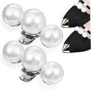 [BESPORTBLE] 2pcs Decorative Shoe Clips with Artificial Pearls Versatile Shoe Accessories for Heels Flats and Sandals Easy Clip Design for Weddings and Daily Outings for Stylish Looks