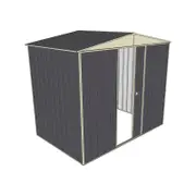 Build-a-Shed 2.3 x 1.5 x 2.3m Front Gable Single Sliding Door Shed - Grey