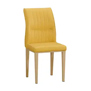 obis 椅子 餐椅 餐桌椅 鳳軒黃色皮餐椅