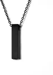 DOTUIARG Stainless Steel Cremation Urn Jewelry Rectangle Cube Urn Necklace for Ashes Holder Pendant Keepsake Jewelry 3 Colors