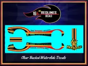 1/64 'English Leather Vette' Replica Decal SCR-0183