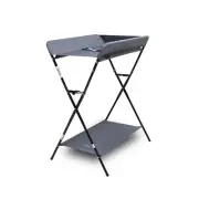 Valco Baby Pax Change Table 77cm w/ Safety Strap/Storage Shelf 0m+ Smoke Grey