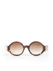 Brown Anagram Tortoise Shell Sunglasses