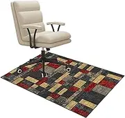 Gaming Chair Mat 100x120cm Anti-Slip Floor Protector for Carpet and Flooring Office Chair Mat for Gaming Computer Chair Desk Rug Chair Mat Pad