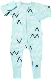 BONDS ZIP WONDERSUIT ZIG ZAG BNWT SZ 0 FREE POST (h20