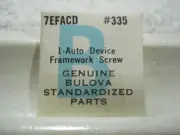 Bulova Calibre 7EFACD – Part #335 - Auto Device Framework Screw - Replacement