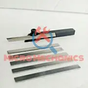 MINI LATHE PARTING CUT OFF TOOL HOLDER - 8MM SHANK + 6X M2 HSS Blade + Allen Key