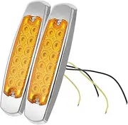 Truck Side Lights 12 Led Trailer Side Marker Lights Led Lights for Trucks Multi-functional Warning Lights 24v