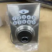 Defiant Deadbolt Single Cylinder Keyless Door Lock Entry Satin Nickel
