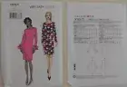 Vogue Pattern - V9325 - Misses' Dress, Sleeve variations and back zipper