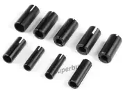 9pcs Collet Adaptor Set 8mm to 12mm Shank Reducer Reducing Bit CNC Router Tool
