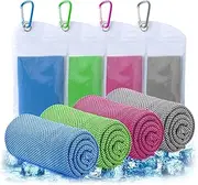 Cooling Towels (100×30cm/40"x12"),Ice Towel,Soft Breathable Cooling Towel for Neck,Microfiber Cooling Towels for Athletes,Yoga,Sport,Running,Gym,Workout,Camping,Fitness,Workout & More Activities