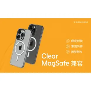 犀牛盾 適用iPhone Clear(MagSafe兼容)透明防摔手機殼|迪士尼100週年/郵票系列-星際大戰的尤達寶寶