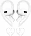 2 Pairs Ear Hooks Compatible with Airpods 3, 2, 1 and Pro - 360 Rotation, Adjust