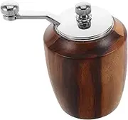 Parliky Hand Crank Pepper Grinder and Salt Efficient Manual Grinding Tool for BBQ and Kitchen Use Multifunctional Design for Easy Seasoning