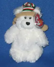 TY CHILLINGSLY the BEAR BEANIE BABY - MINT with MINT TAGS