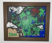 Legend of Zelda Hyrule Topographic Map