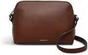 [RADLEY] London Bow Street Women’s Small Leather Ziptop Crossbody Bag, Walnut, Walnut