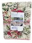 APRIL CORNELL - CHRISTMAS - MERRY - RED GREEN CREAM - TABLECLOTH 60 X 84 - NEW