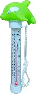 Swimming Pool Tester - Cartoon Animal Floating Pool Temperature Tester - Shatter Resistant Easy Read Ponds Equipments with String for Spas Aquarium