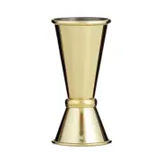 Davis & Waddell Fine Foods Raymond Double Jigger Gold 4.3x4.3x9.1cm/20ml/40ml