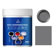 300/500g Water-Based Rust Converter Paint, No Sanding Primer for Metal, Roof & Steel, Home Industrial Anti-Corrosion Coating Grey