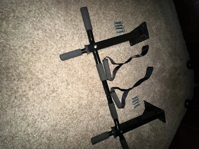 Black Marlin Wall Mounted pull up bar