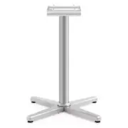 The Hon HCT29MX.PR8 Arrange X-leg Base For 30-36" Tops, 25.59w X 27.88h, Silver