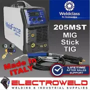 WELDCLASS Weldforce 205MST Welder 200A Mig Tig Stick Smart Set 205 MST WF-06166