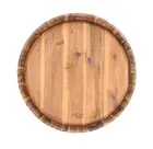 Acacia Round Wine Barrel Top Serving Tray Grazing Board - 60x60cm