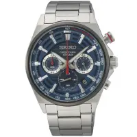 在飛比找momo購物網優惠-【SEIKO 精工】CS 賽車三眼計時手錶-41mm 母親節